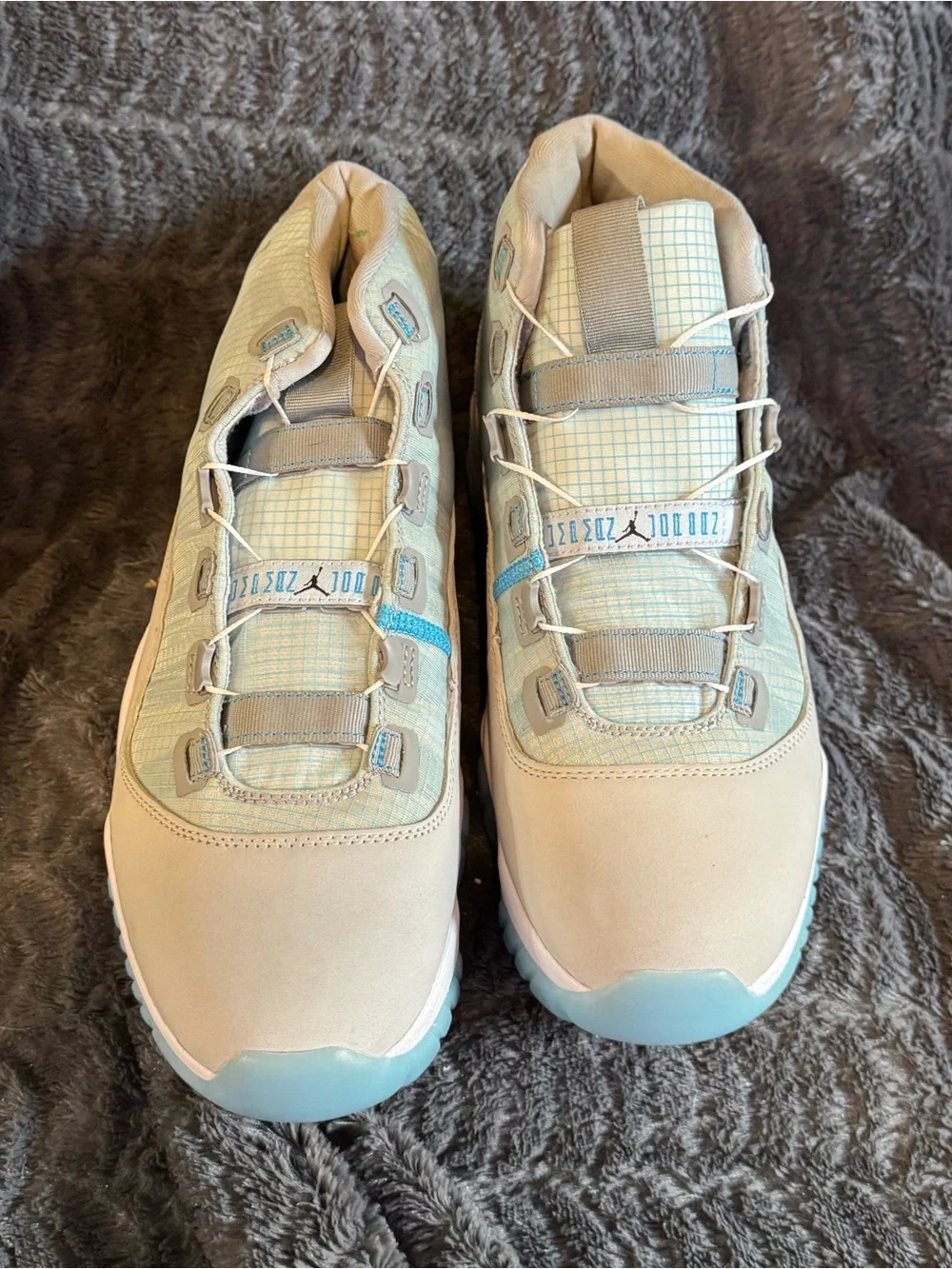 Air Jordan 11 Adapt Dark Powder Blue Self-Lacing Sneakers – Men’s Size 9